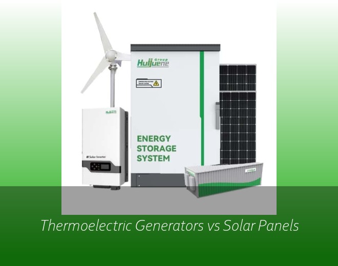 Thermoelectric Generators vs Solar Panels